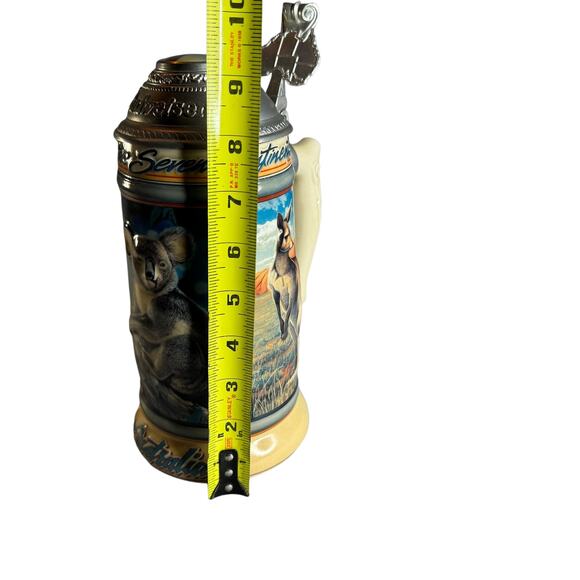 Vintage Budweiser Australia Stein Koala Lidded Animals of Continents Collectible - Picture 5 of 11